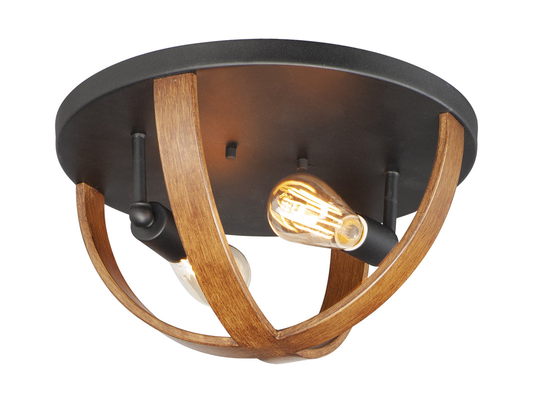 Maxim Compass 27570APBK Ceiling Light - Antique Pecan / Black