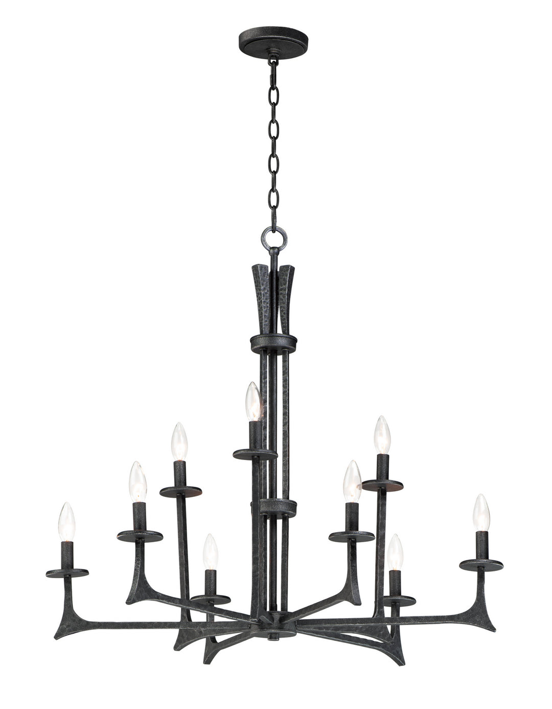 Maxim Anvil 30306NI Chandelier Light - Natural Iron