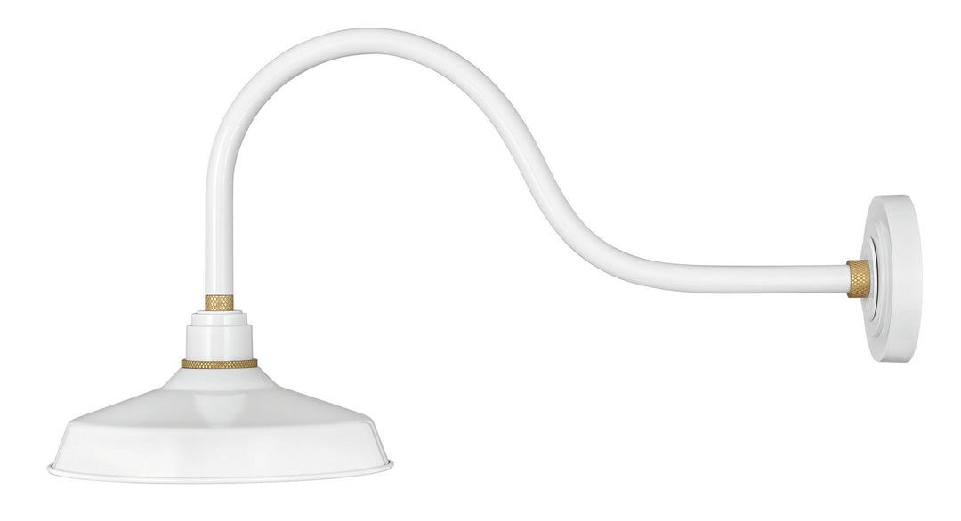 Hinkley Lighting 10352GW  Foundry Classic Outdoor Gloss White