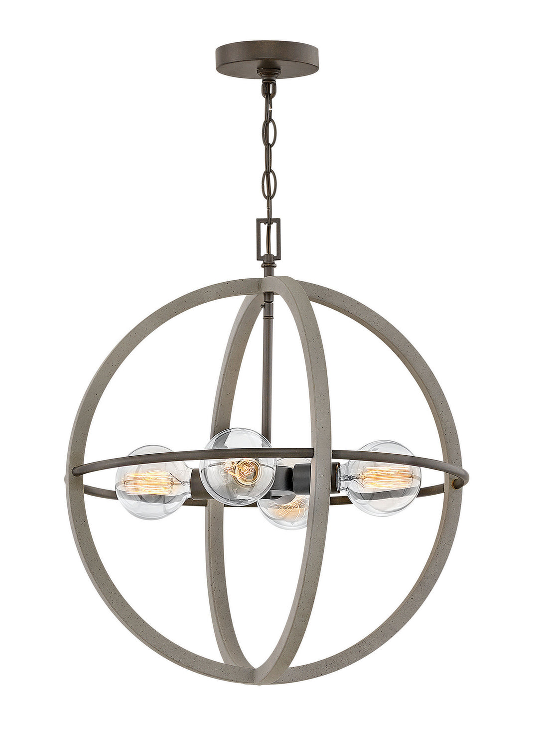 Hinkley Bodie 3424DC Chandelier Light - Dark Cement