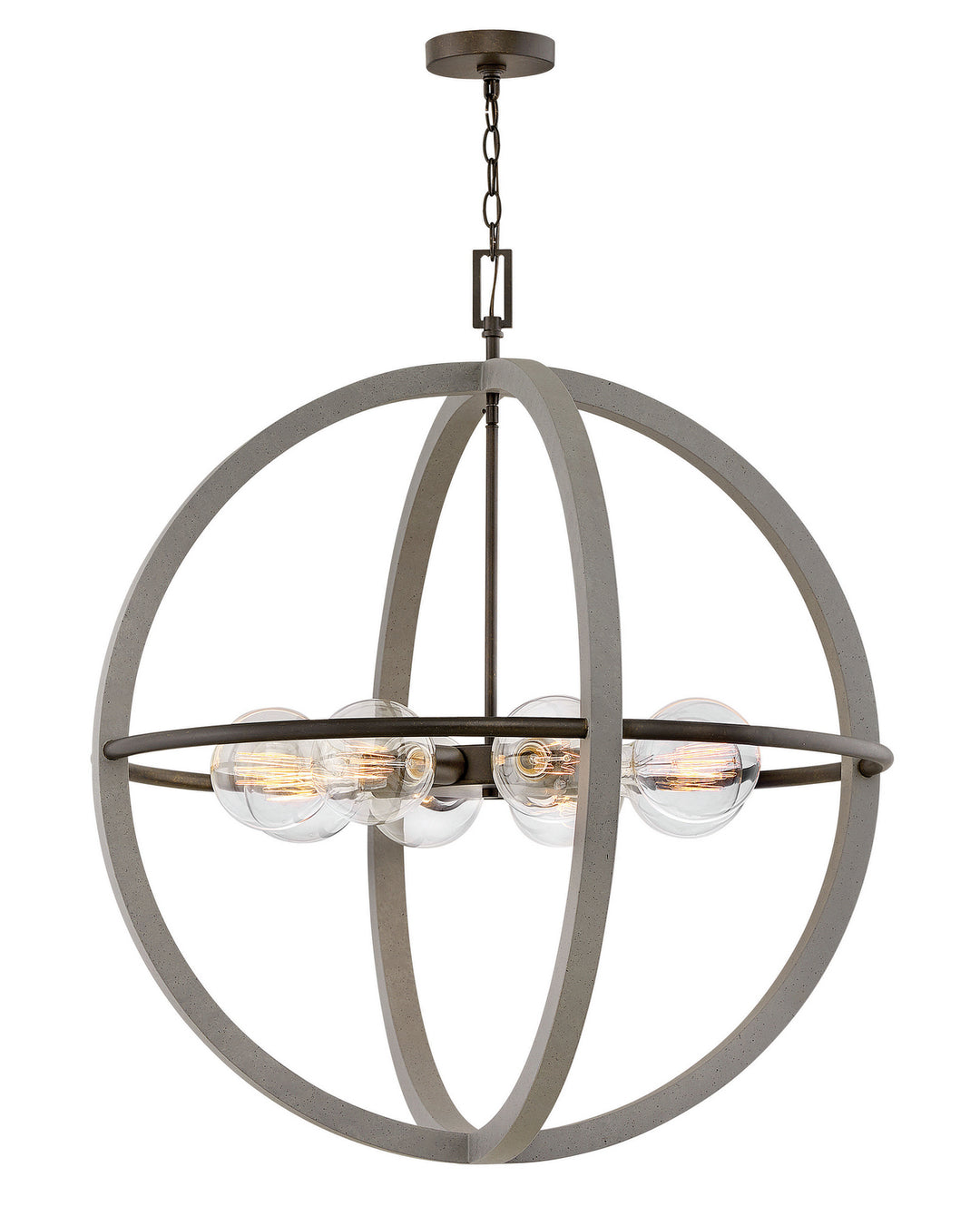 Hinkley Bodie 3428DC Chandelier Light - Dark Cement