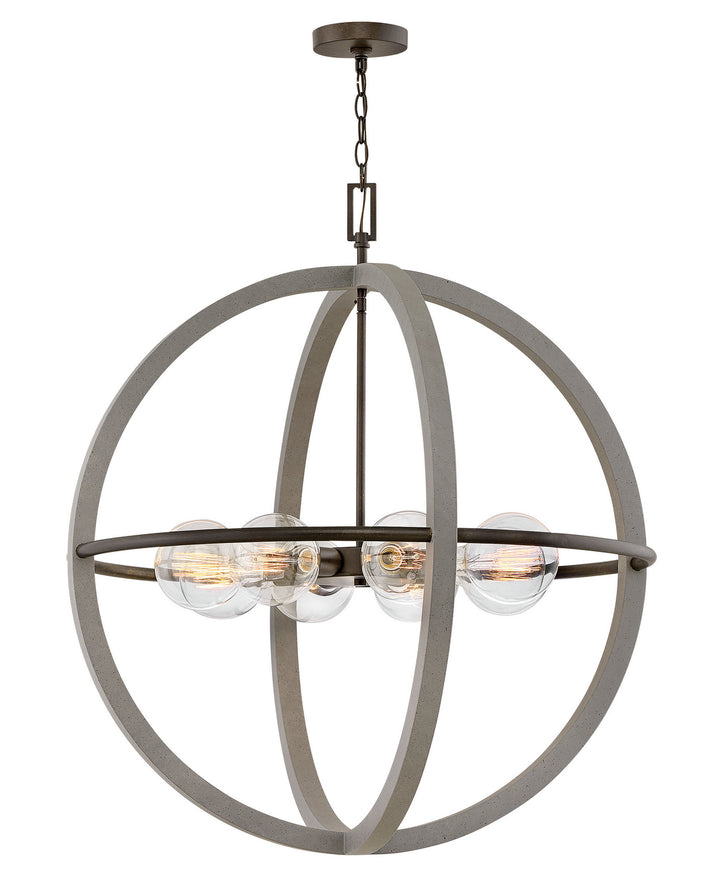Hinkley Bodie 3428DC Chandelier Light - Dark Cement