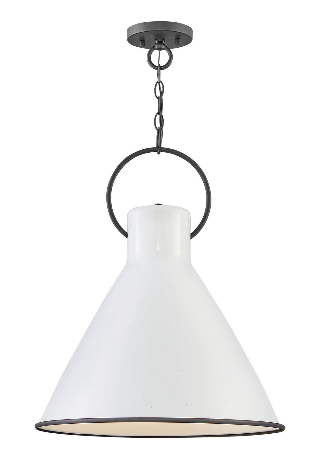 Hinkley Winnie 3555PT Pendant Light - Polished White