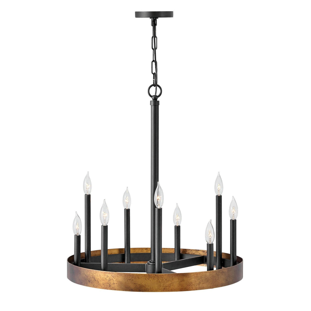 Hinkley Wells 3866WA Chandelier Light - Weathered Brass