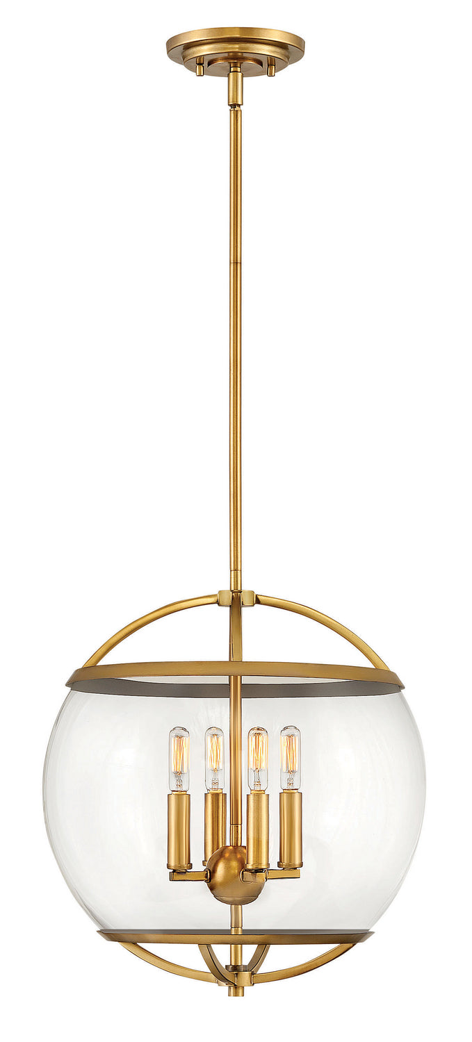 Hinkley Calvin 3934HB Pendant Light - Heritage Brass