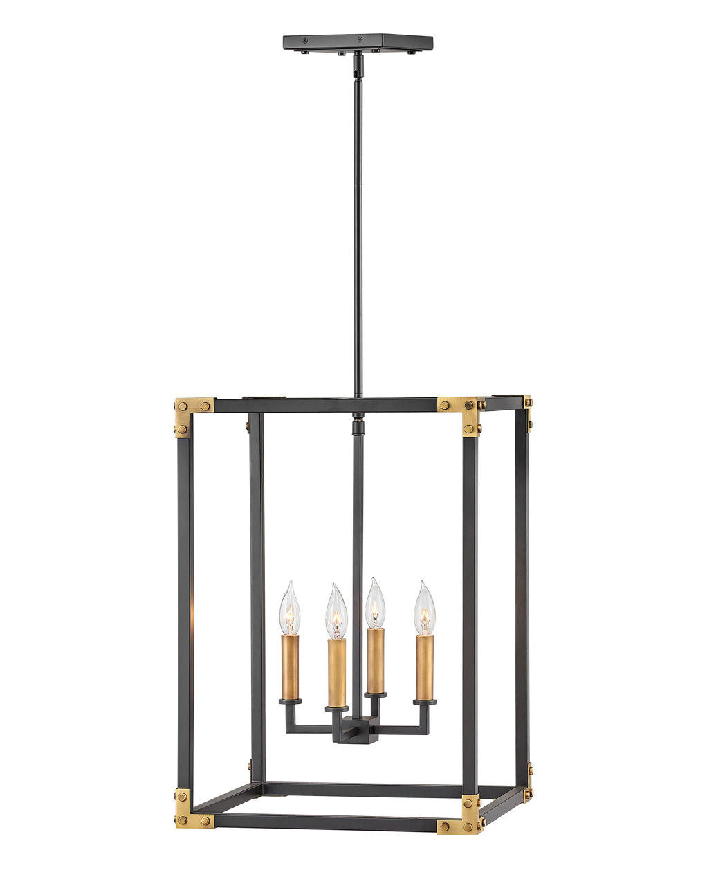 Hinkley Louis 4295SK Chandelier Light - Satin Black