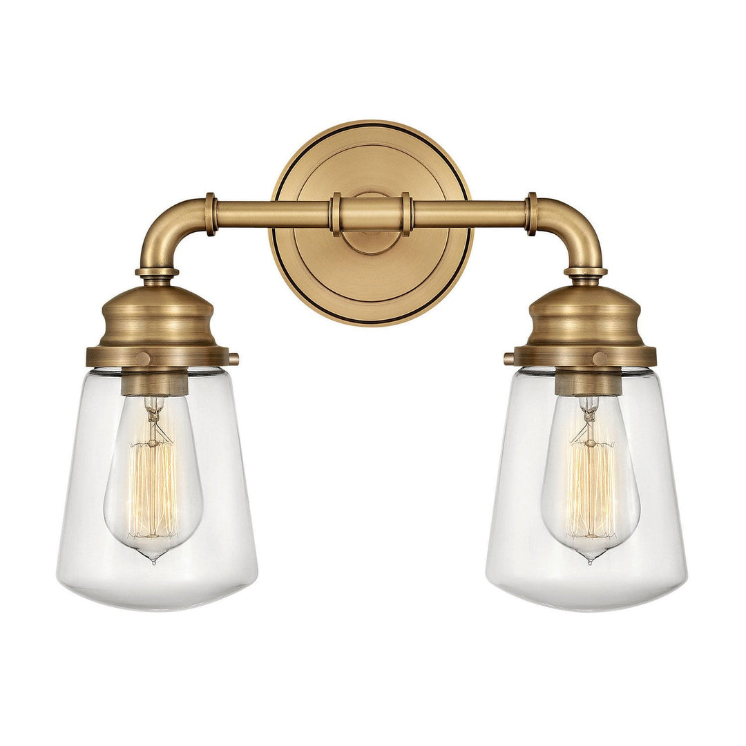 Hinkley Fritz 5032HB Bath Vanity Light 15 in. wide - Heritage Brass