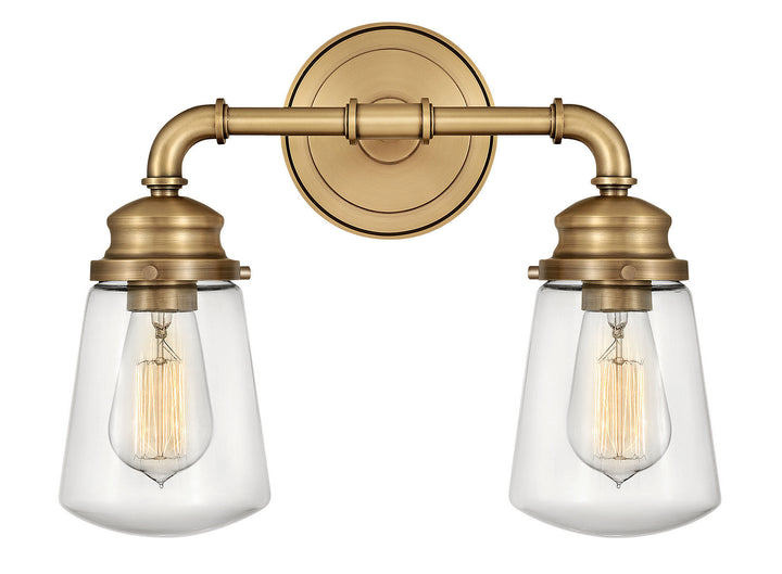 Hinkley Fritz 5032HB Bath Vanity Light 15 in. wide - Heritage Brass