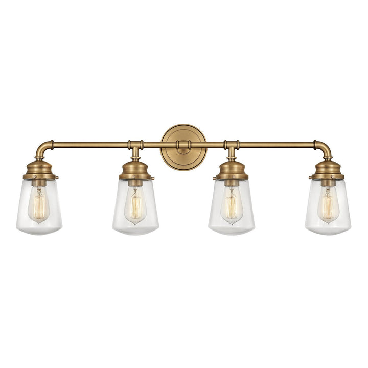 Hinkley Fritz 5034HB Bath Vanity Light 34 in. wide - Heritage Brass