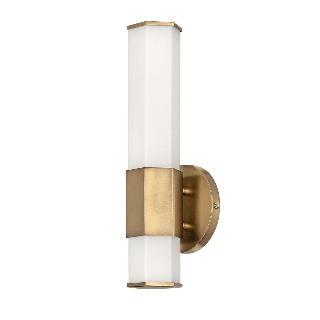 Hinkley Facet 51150HB Bath Vanity Light 5 in. wide - Heritage Brass