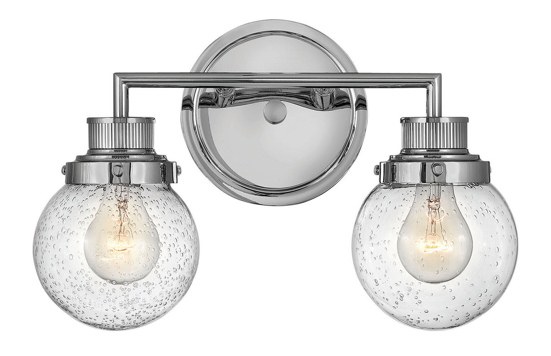 Hinkley Poppy 5932CM Bath Vanity Light 15 in. wide - Chrome