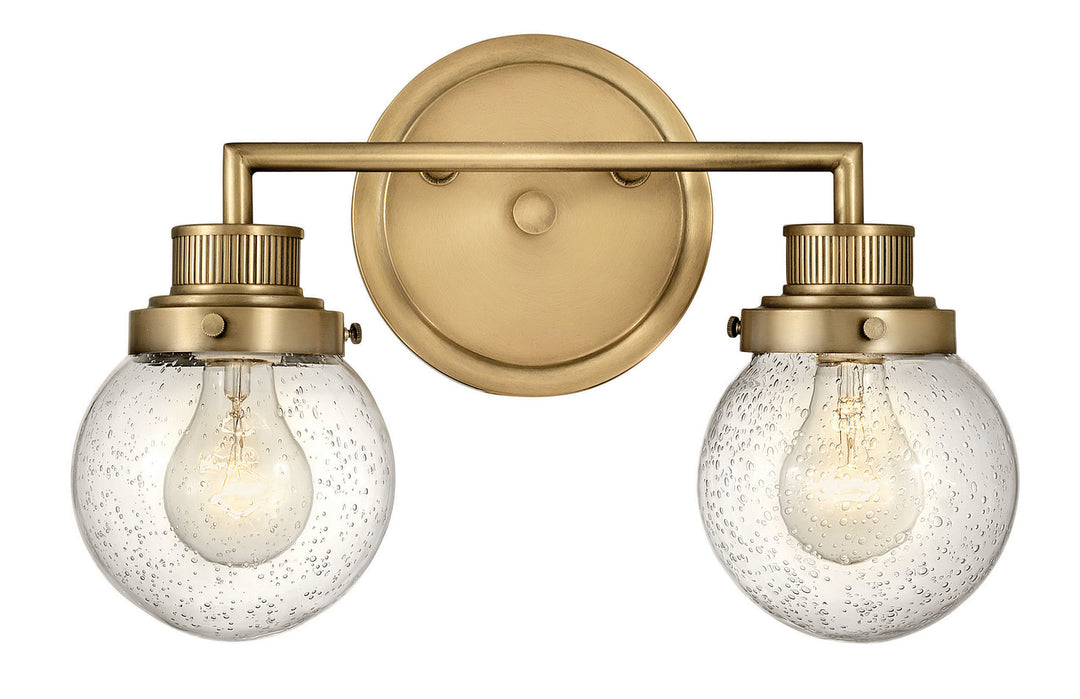 Hinkley Poppy 5932HB Bath Vanity Light 15 in. wide - Heritage Brass