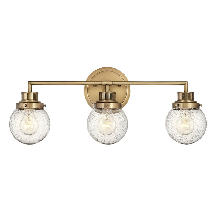 Hinkley Poppy 5933HB Bath Vanity Light 25 in. wide - Heritage Brass