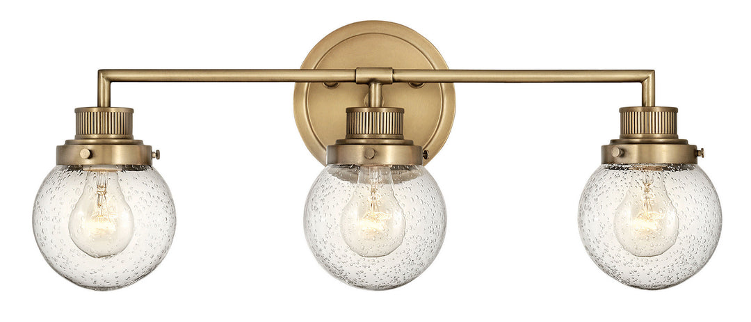 Hinkley Poppy 5933HB Bath Vanity Light 25 in. wide - Heritage Brass