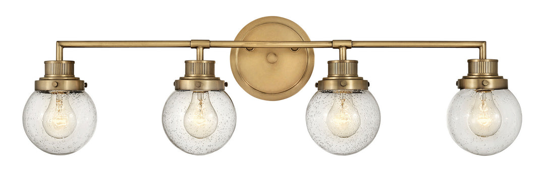 Hinkley Poppy 5934HB Bath Vanity Light 34 in. wide - Heritage Brass