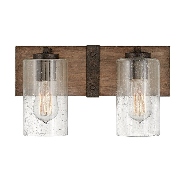 Hinkley Sawyer 5942SQ Bath Vanity Light 15 in. wide - Sequoia