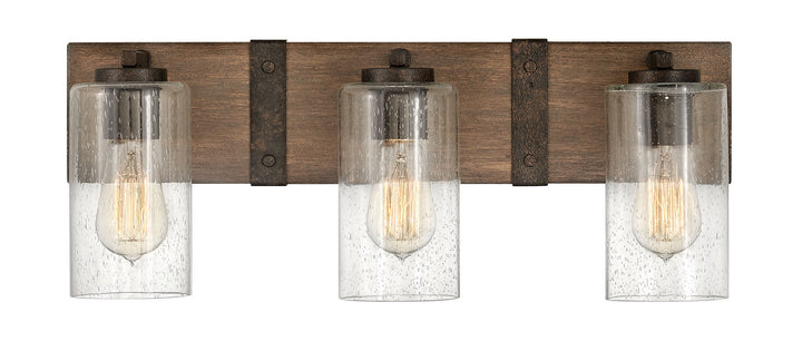 Hinkley Sawyer 5943SQ Bath Vanity Light 22 in. wide - Sequoia