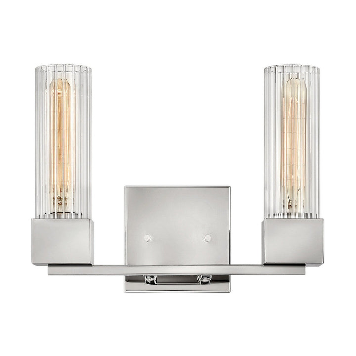 Hinkley Xander 5972PN Bath Vanity Light 13 in. wide - Polished Nickel