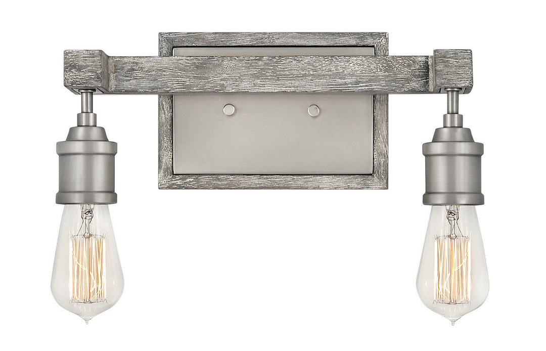 Hinkley Denton 5762PW Bath Vanity Light 14 in. wide - Pewter