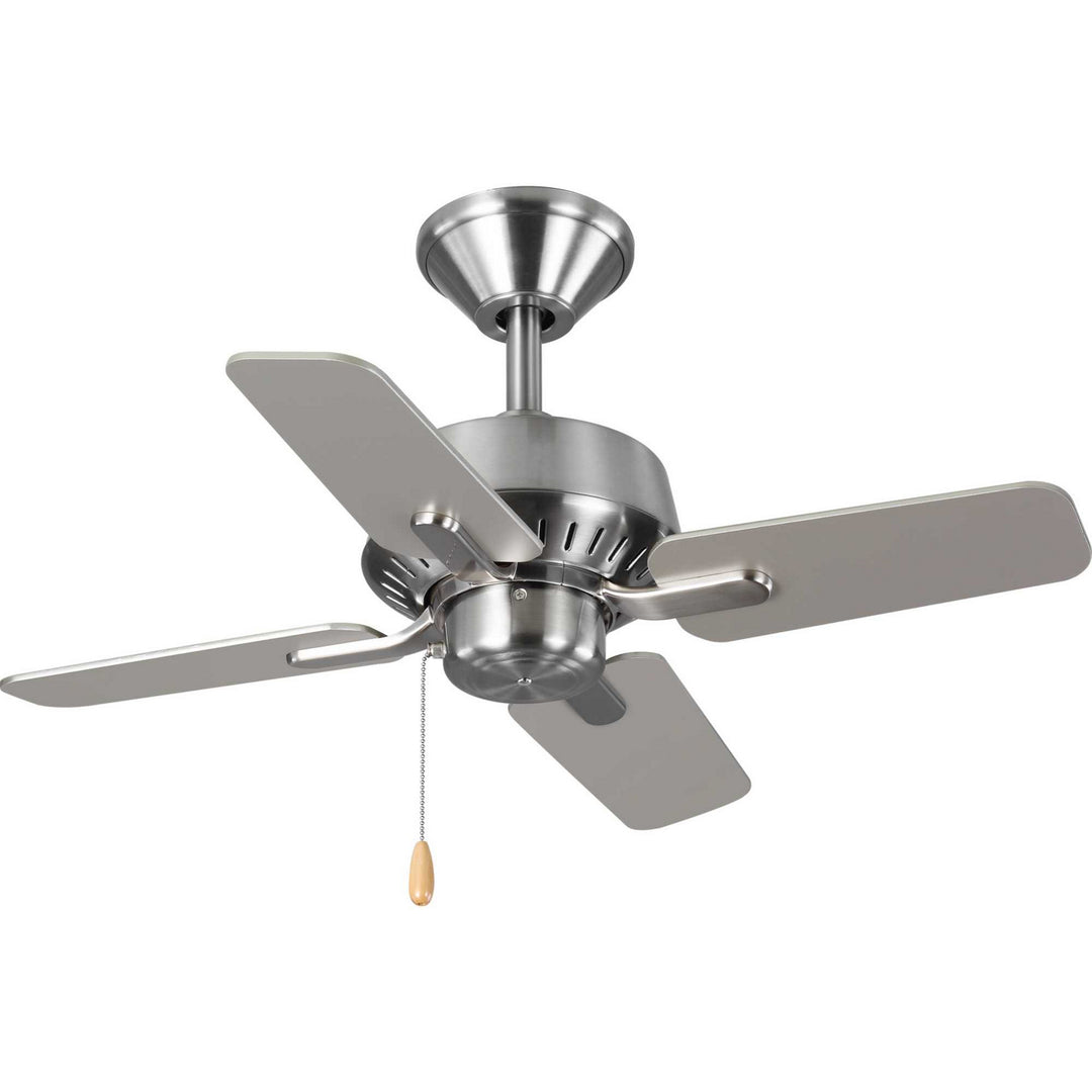 Progress Drift P250008-009 Ceiling Fan - Brushed Nickel, Silver, Driftwood/