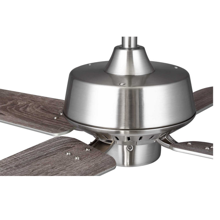 Progress Drift P250008-009 Ceiling Fan - Brushed Nickel, Silver, Driftwood/