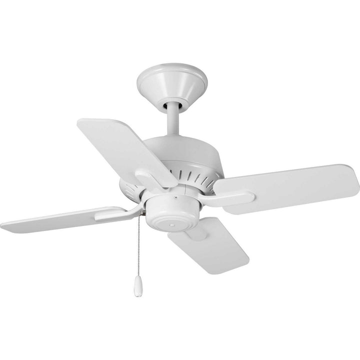 Progress Drift P250008-030 Ceiling Fan - White, White, Driftwood/