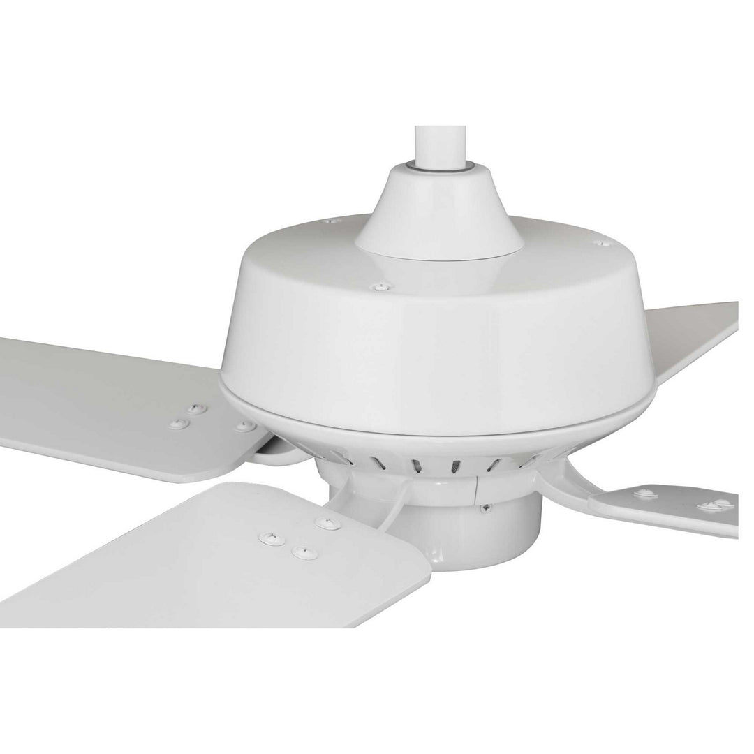 Progress Drift P250008-030 Ceiling Fan - White, White, Driftwood/