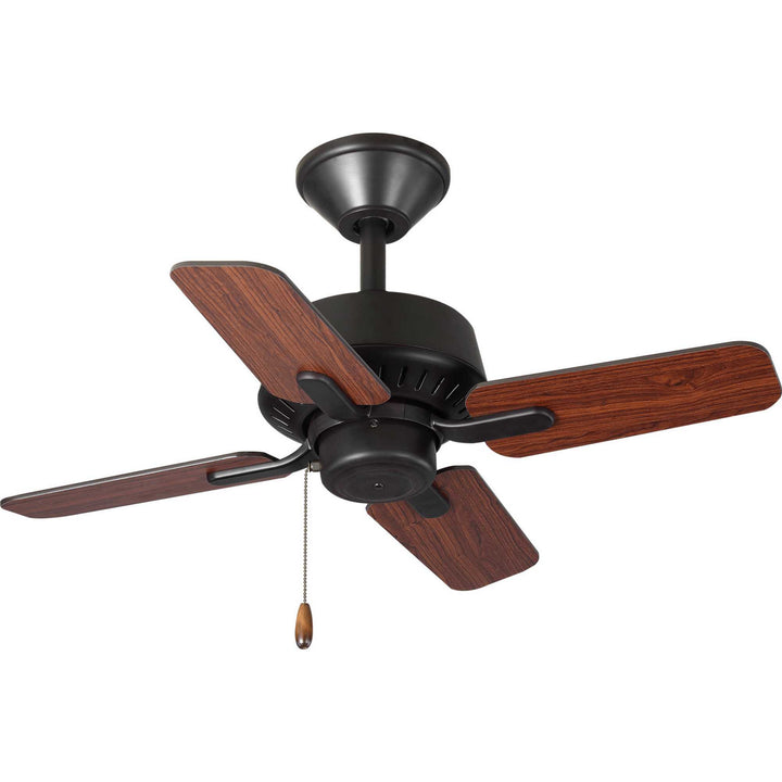 Progress Drift P250008-129 Ceiling Fan - Architectural Bronze, Medium Cherry, Classic Walnut/