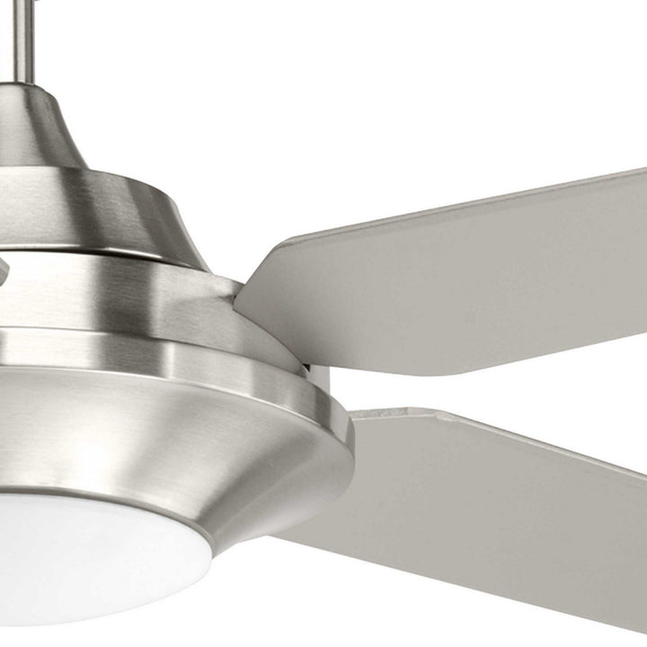 Progress Signature Plus Ii P2539-0930K Ceiling Fan - Brushed Nickel, Driftwood, Silver/