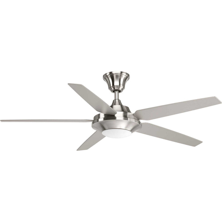 Progress Signature Plus Ii P2539-0930K Ceiling Fan - Brushed Nickel, Driftwood, Silver/