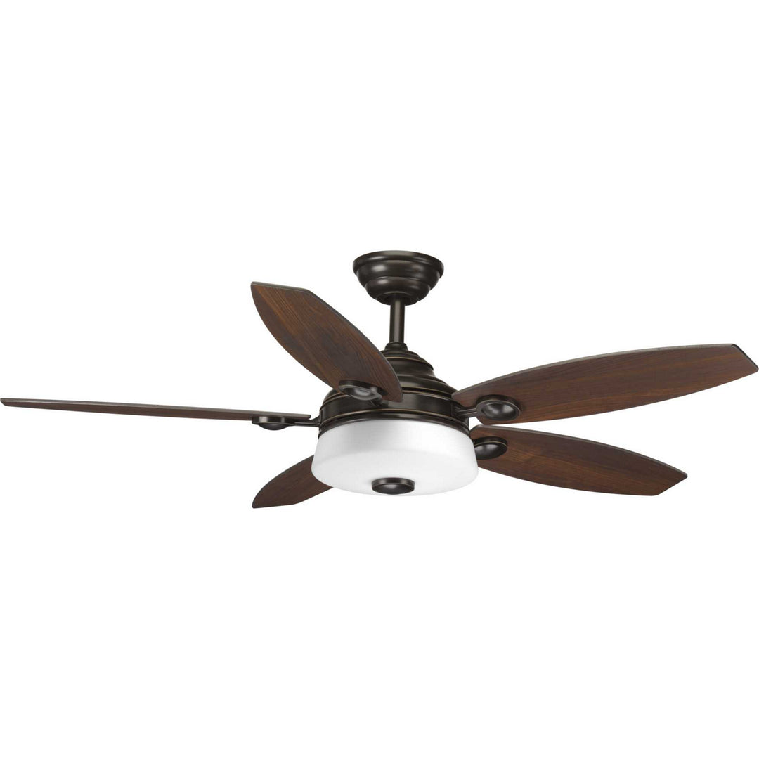 Progress Graceful P2544-2030K Ceiling Fan - Antique Bronze, American Walnut, Medium Cherry/