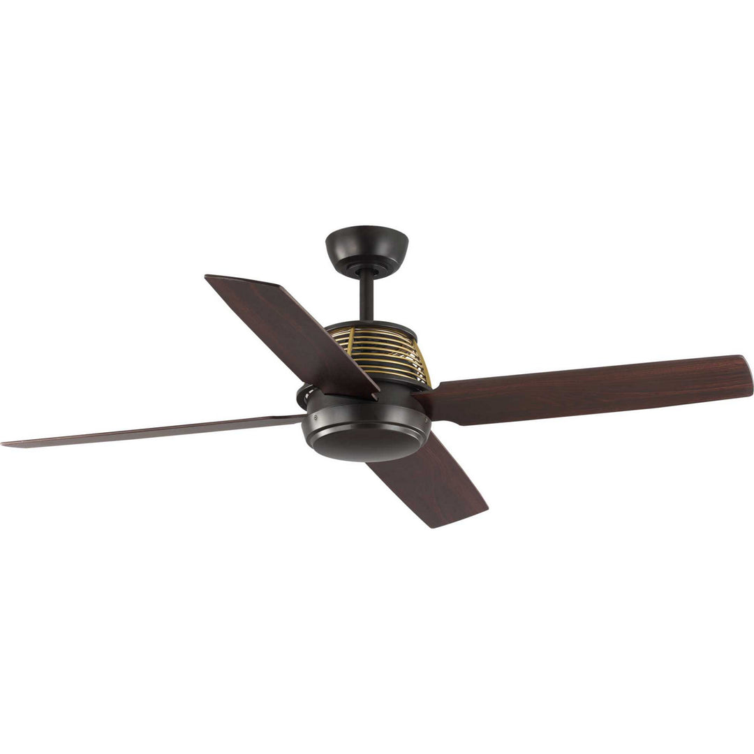 Progress Shaffer P2590-129 Ceiling Fan - Architectural Bronze, Driftwood, Natural Cherry/