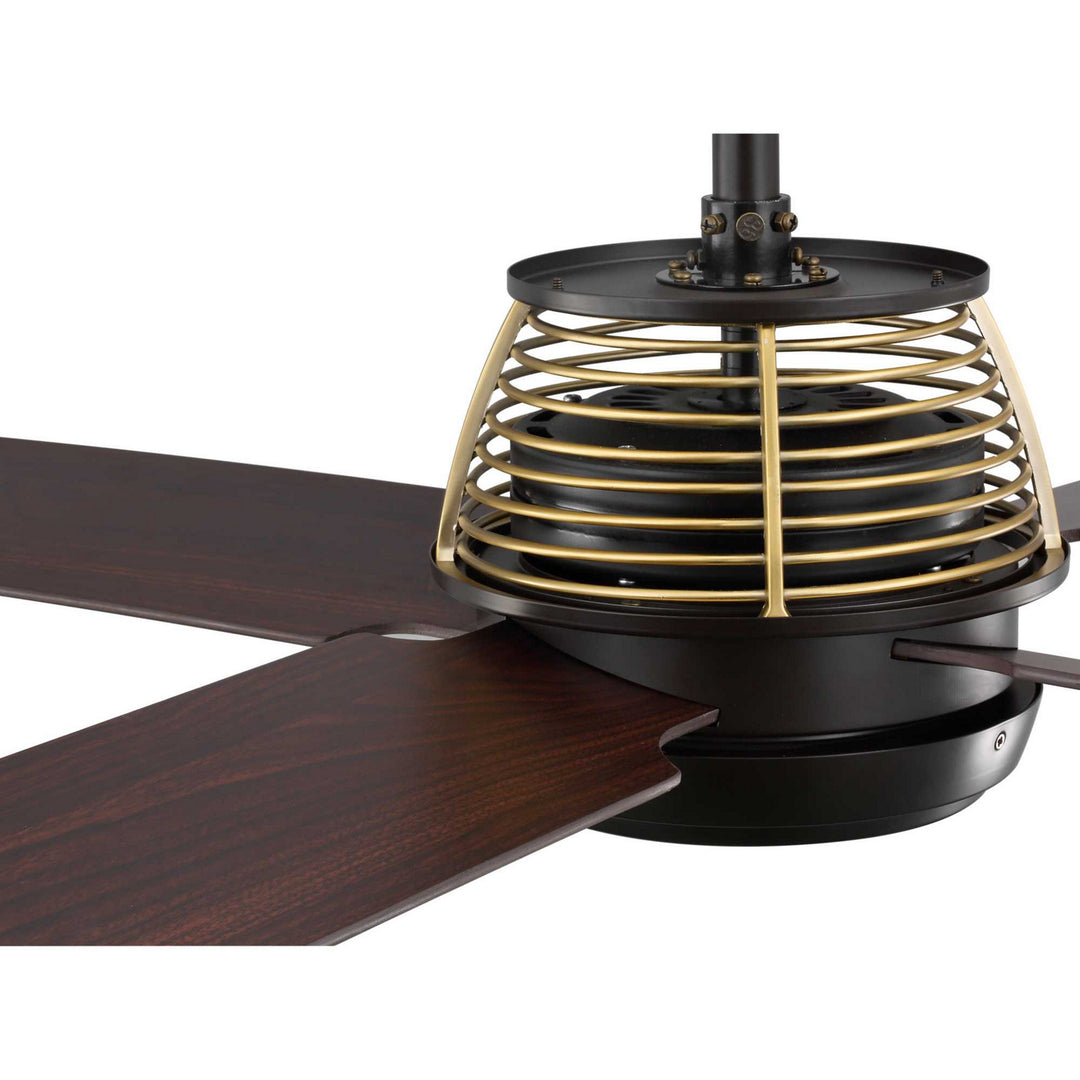 Progress Shaffer P2590-129 Ceiling Fan - Architectural Bronze, Driftwood, Natural Cherry/