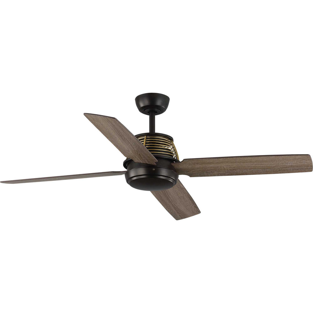 Progress Shaffer P2590-129 Ceiling Fan - Architectural Bronze, Driftwood, Natural Cherry/