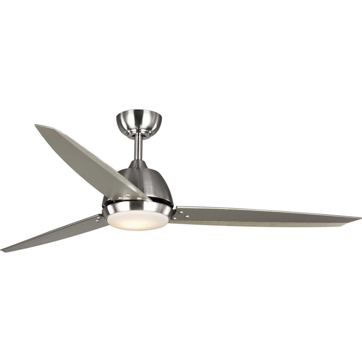 Progress Oriole P2592-0930K Ceiling Fan - Brushed Nickel, Silver/