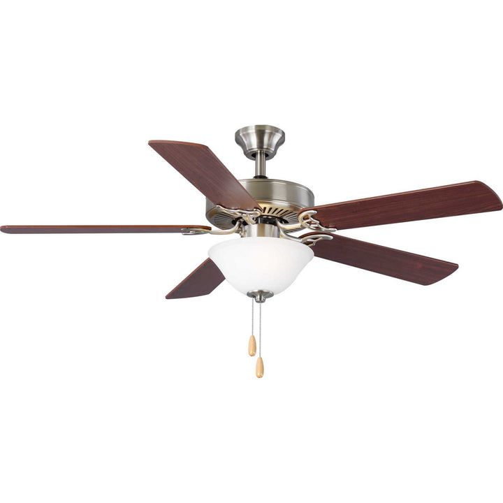 Progress Builder Fan P2599-09 Ceiling Fan - Brushed Nickel, Cherry, Natural Cherry/