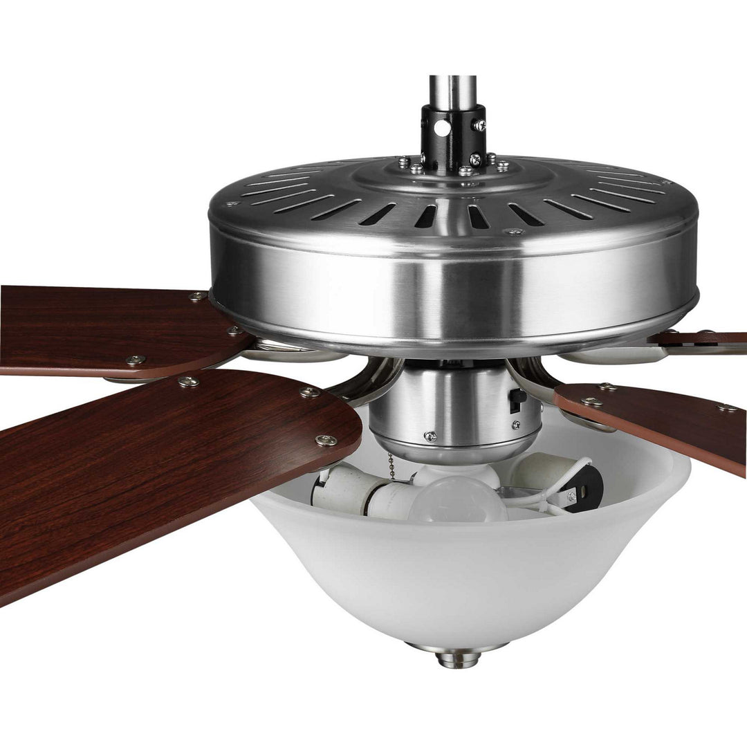 Progress Builder Fan P2599-09 Ceiling Fan - Brushed Nickel, Cherry, Natural Cherry/