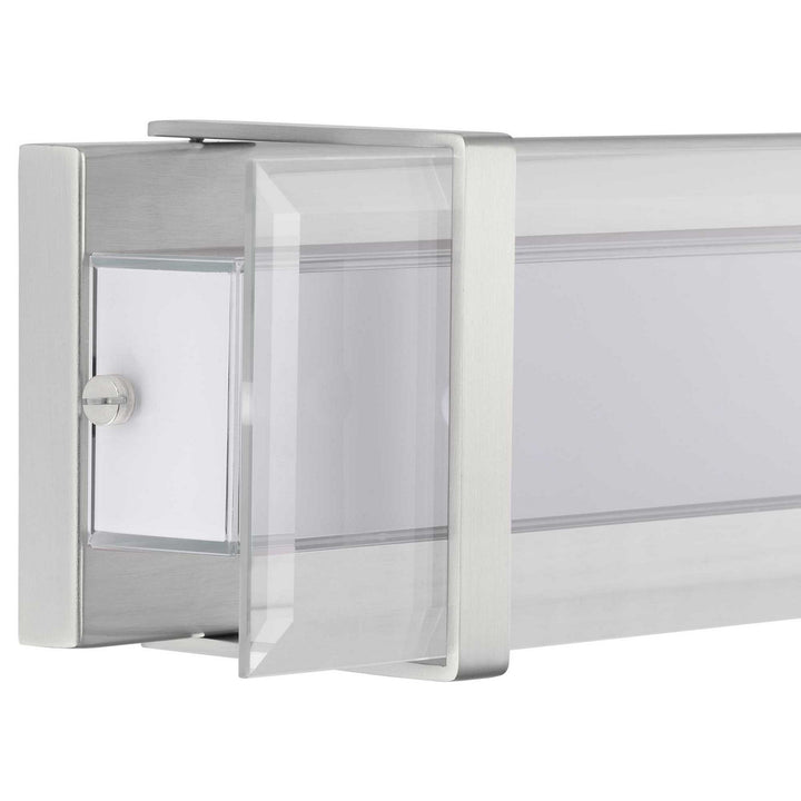 Progress Miter LED P300153-009-30 Bath Vanity Light 34 in. wide - Brushed Nickel