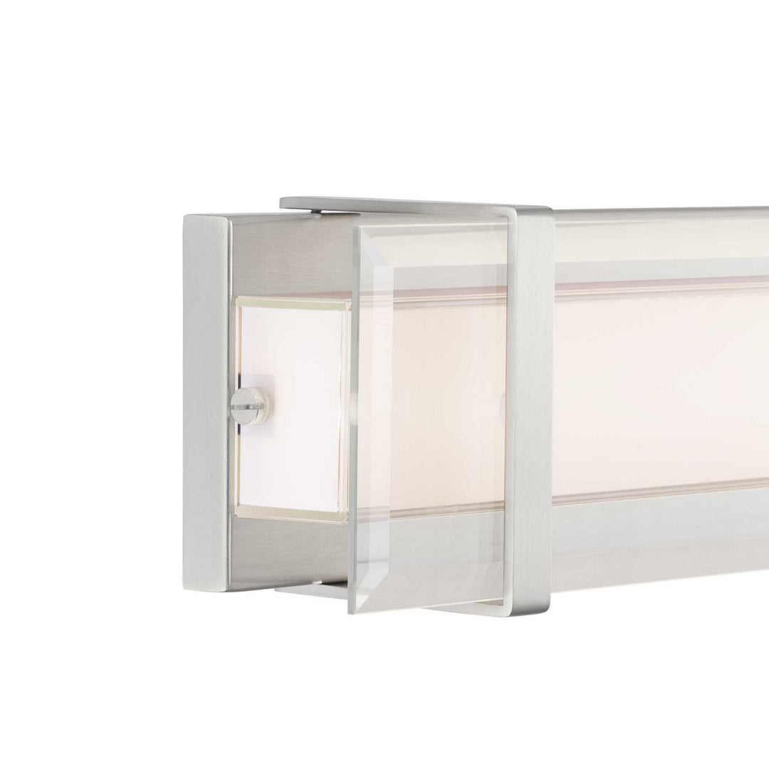 Progress Miter LED P300153-009-30 Bath Vanity Light 34 in. wide - Brushed Nickel