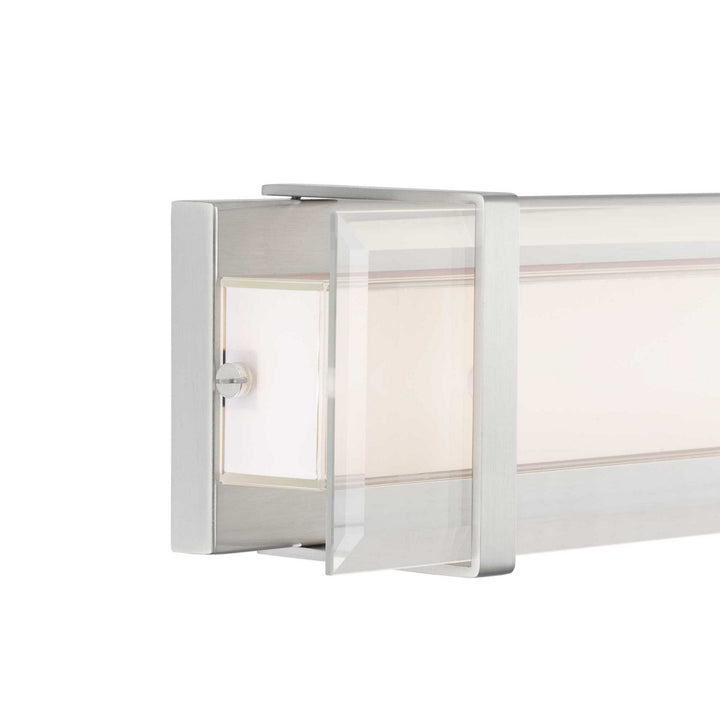 Progress Miter LED P300153-009-30 Bath Vanity Light 34 in. wide - Brushed Nickel