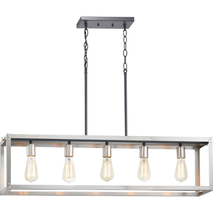 Progress Union Square P400145-135 Pendant Light - Stainless Steel