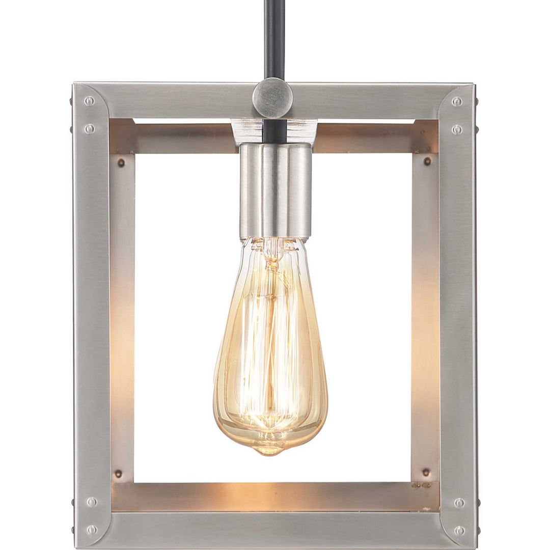 Progress Union Square P400145-135 Pendant Light - Stainless Steel
