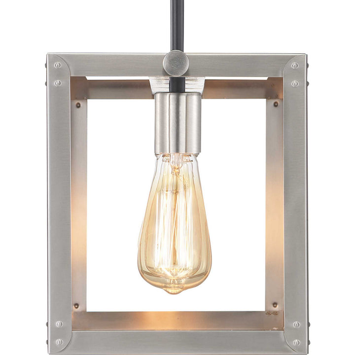 Progress Union Square P400145-135 Pendant Light - Stainless Steel
