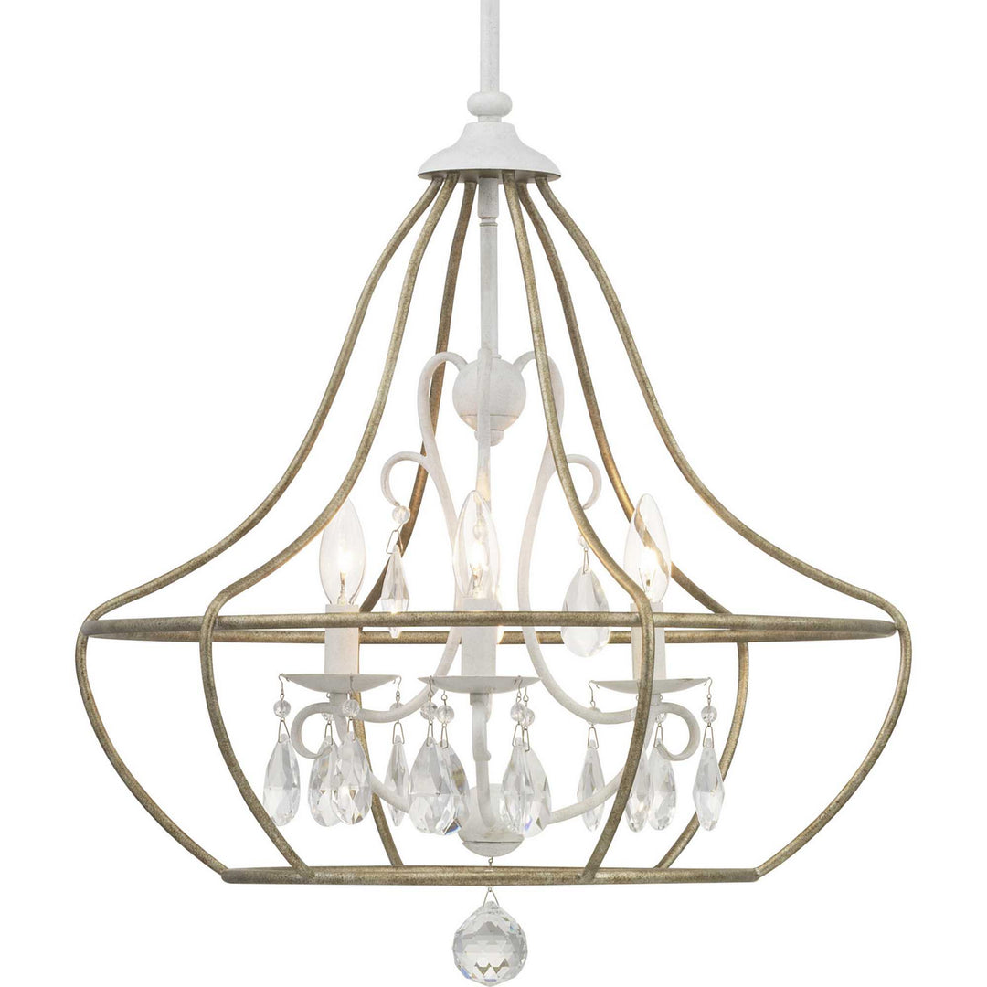 Progress Fleurette P400151-151 Chandelier Light - Cottage White