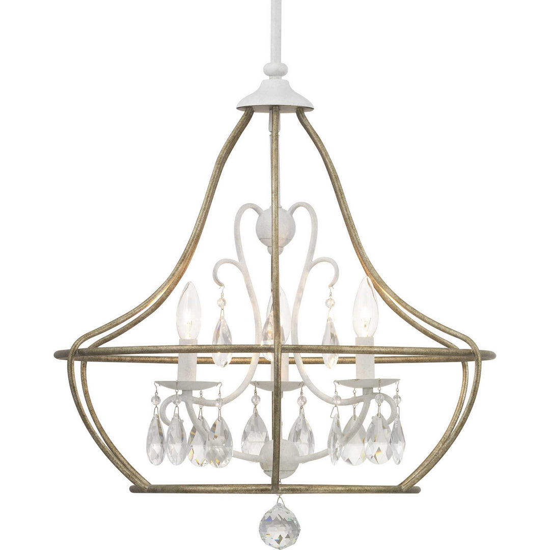 Progress Fleurette P400151-151 Chandelier Light - Cottage White