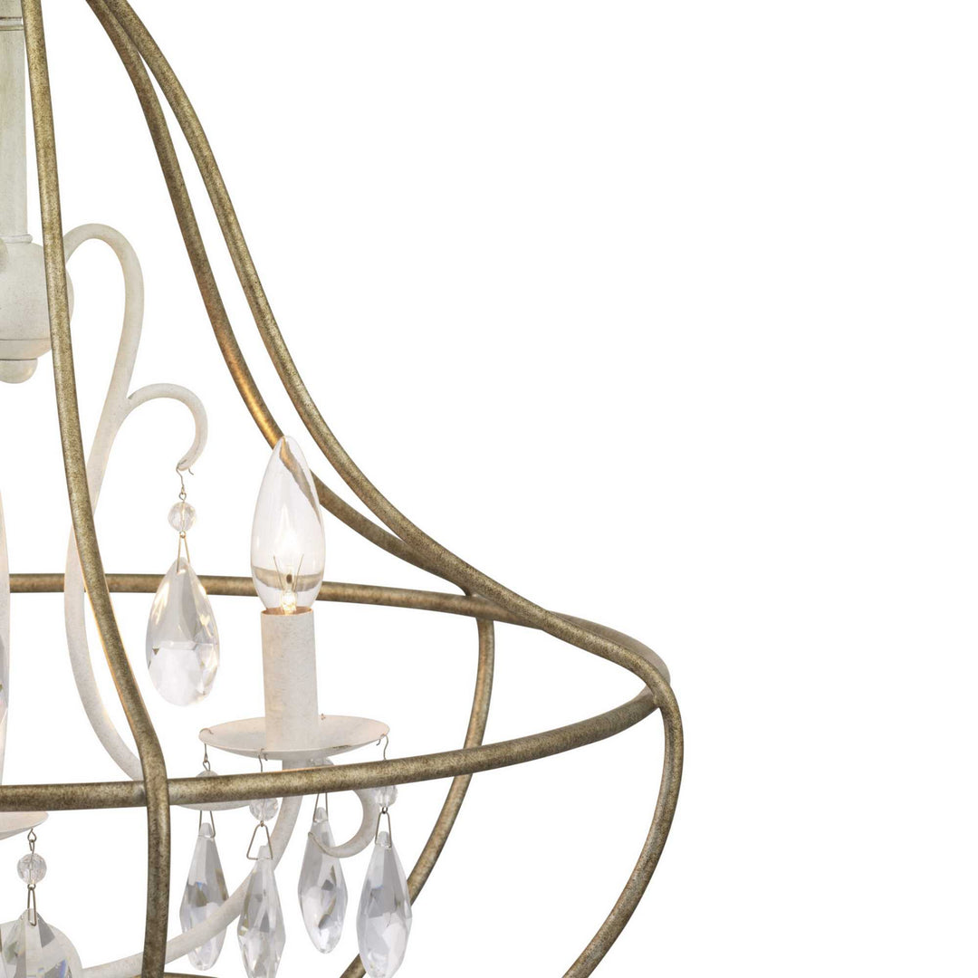 Progress Fleurette P400151-151 Chandelier Light - Cottage White