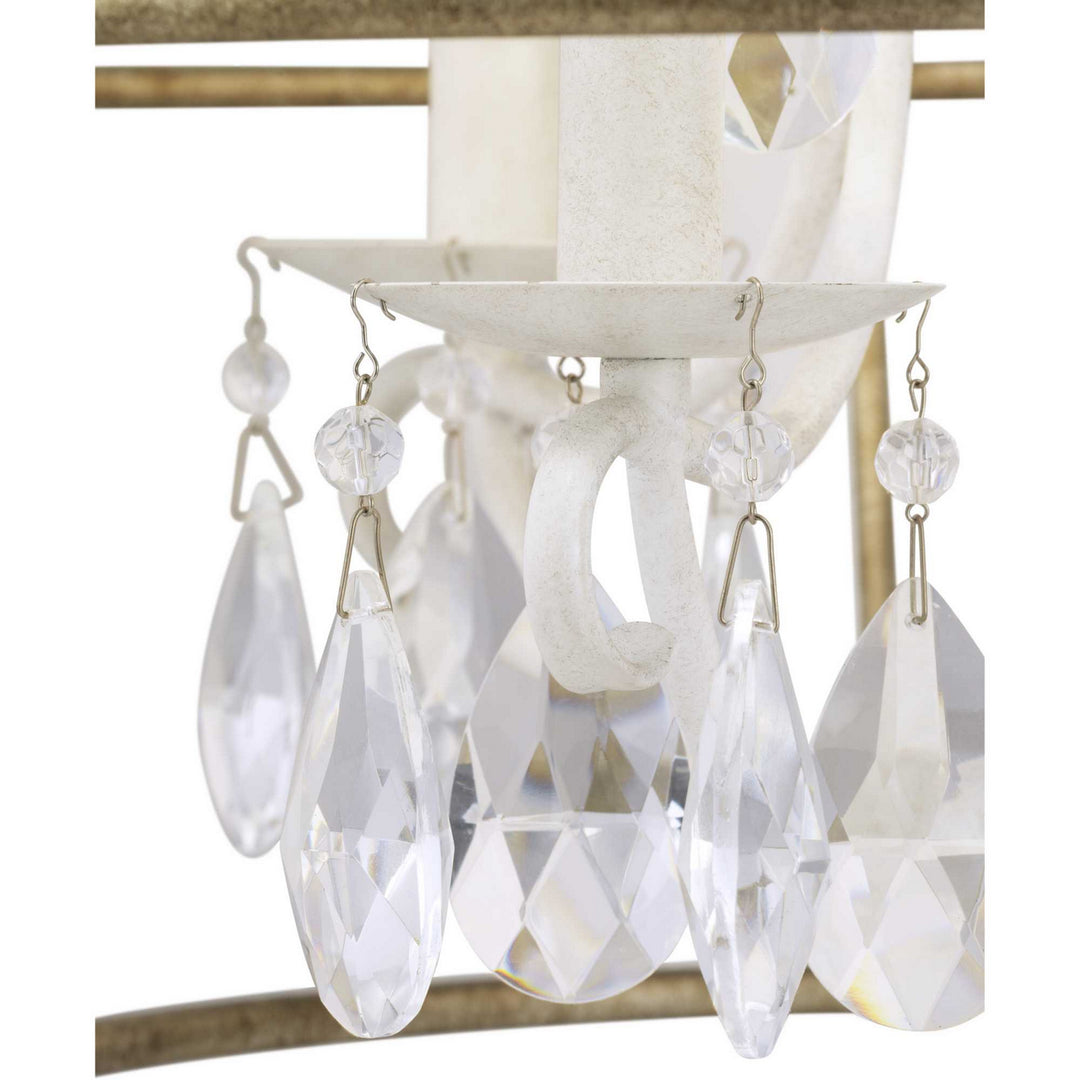 Progress Fleurette P400151-151 Chandelier Light - Cottage White