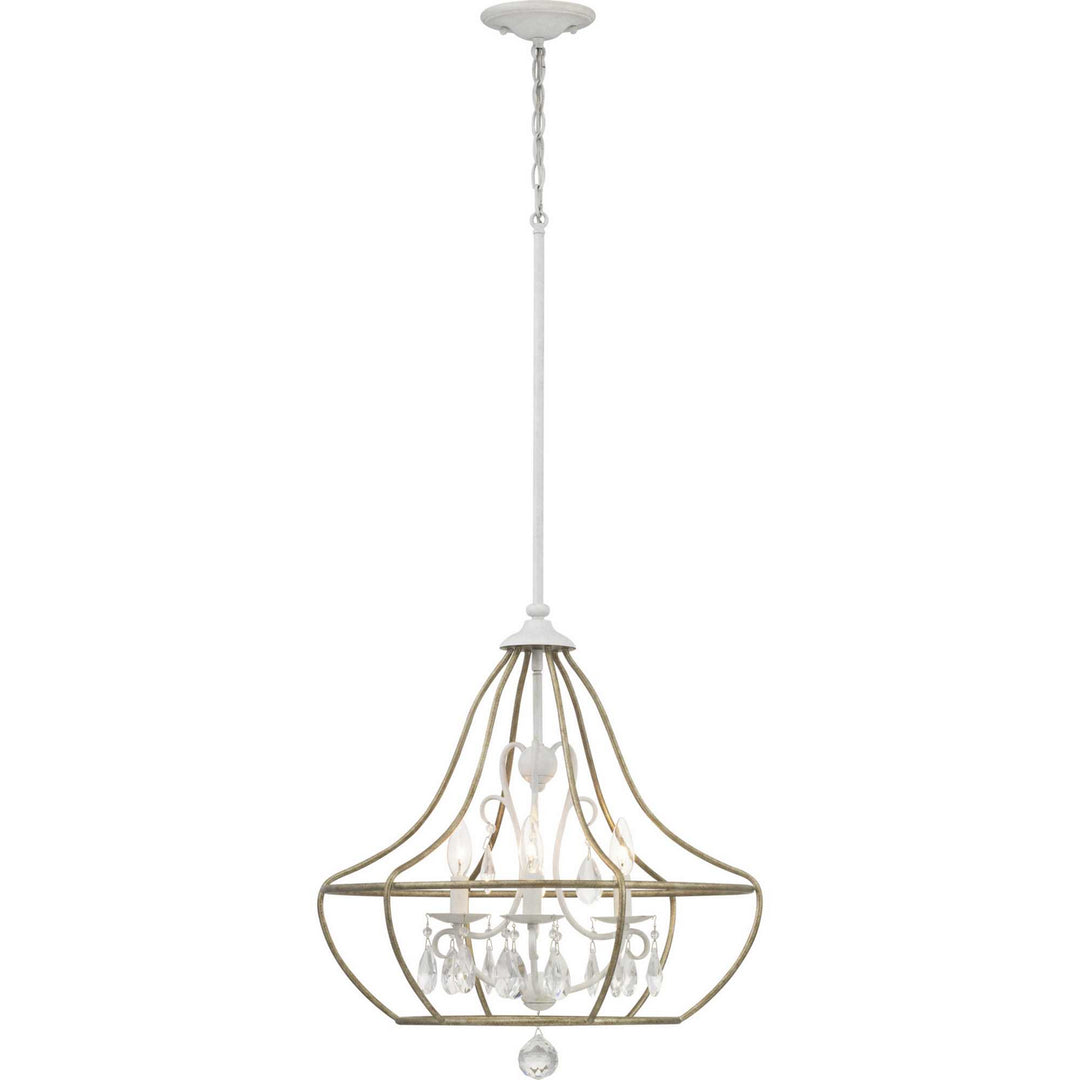 Progress Fleurette P400151-151 Chandelier Light - Cottage White
