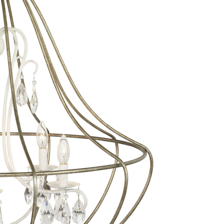 Progress Fleurette P400152-151 Chandelier Light - Cottage White