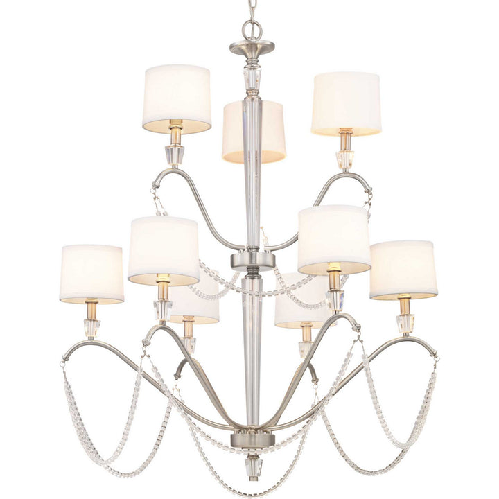 Progress Stratham P400161-009 Chandelier Light - Brushed Nickel